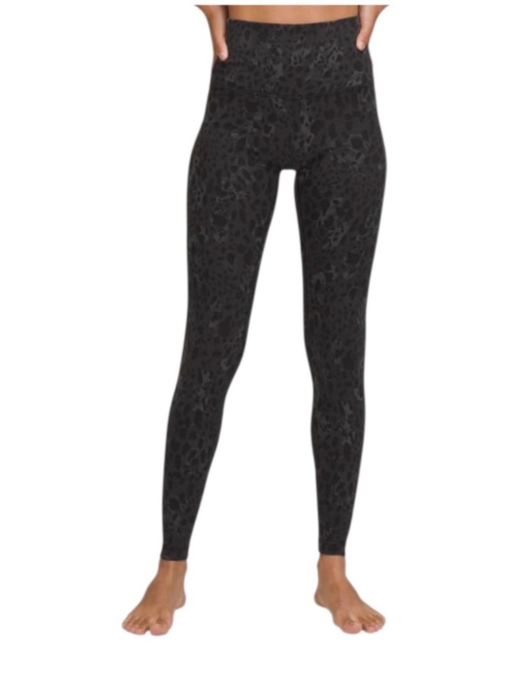 Lululemon Align High Rise Legging 28” Cheetah Camo Deep Multi size 8